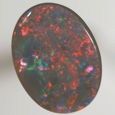 SOLID BLACK OPAL Bright red and orange contrasted by blue SEE VIDEOS